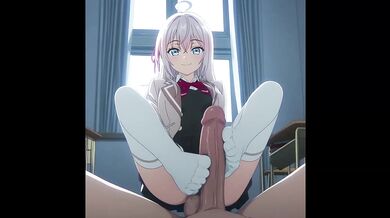Russian school stepsister Alya deepthroat hentai feast big tits juicy creampie
