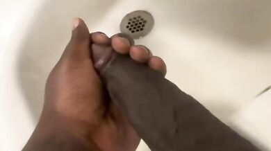 Almost caught beating off at work but BBC solo saved me