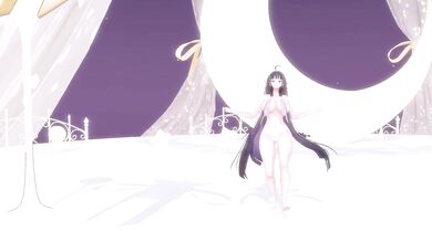 Hentai elf VTuber stripped KPOP MMD pole dance ruined