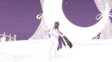 Hentai elf VTuber stripped KPOP MMD pole dance ruined