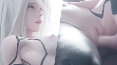 2B Nier Automata Pussy Close Up Missionary Fuck Wet Creamy Sounds