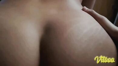 Skinny latina rides big dick dripping cum On camera