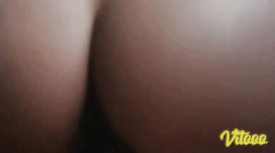 Skinny latina rides big dick dripping cum On camera
