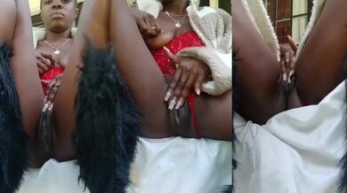 Fetish slut gets destroyed masturbating in public cum dripping solo