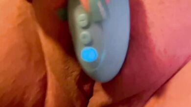 POV MILF solo clit play with sucking toy makes her cum hard for daddy