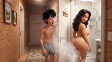 Summer tease stepmom unleashed hungry kitchen encounter