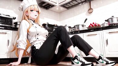 Blonde Chef's Strawberry Dream Deepthroat Creampie You Can't Resist
