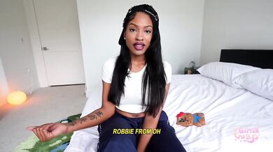 Tomboy bestie takes huge cock proves she's not gay