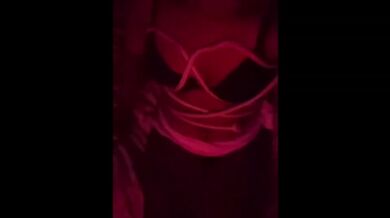 Tied her bra on with his rope while she twerked for more ebony ass tease