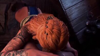 Sif God of War milf rides your dick raw creampie load