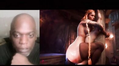 Sif God of War milf rides your dick raw creampie load