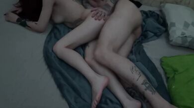 Russian tattooed girl gets destroyed by hot amateur big tits