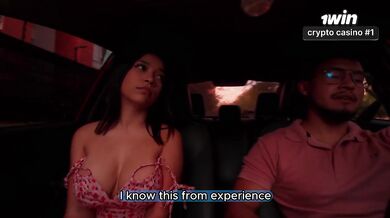 Uber ride turned creampie for this latina wife cheating on her hubby