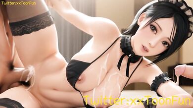 Ada Wong’s Coffee Maid Served Roughly Blowjob Hentai