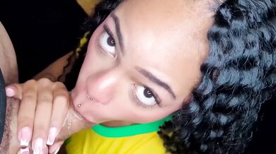 Brazilian wife takes two gringos at world cup corno husband watches