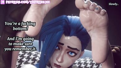 The loser privilege ruined by strap on femdom Hentai JOI