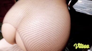 Skinny latina in lace gets fucked raw while staring right at you