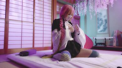 Jirai Kei demon slayer cosplay solo orgasm big tits OnlyFans