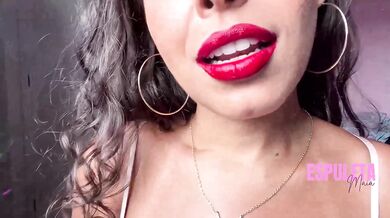 Latin titty ASMR cum drunk on ice cream sucking