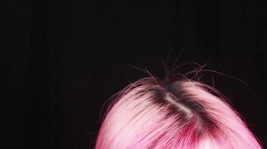ASMR hot naughty girl water bubble massage ears mouth sounds leaking mess