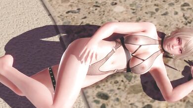 Dead or Alive Xtreme Amy Nude Mod Fanservice Birthday Outfit Laurel Laurel and Nocturne Cavallo Choked