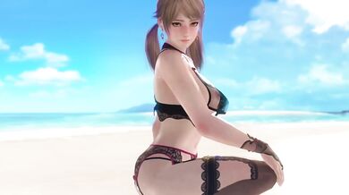 Dead or Alive Xtreme Amy Nude Mod Fanservice Birthday Outfit Laurel Laurel and Nocturne Cavallo Choked