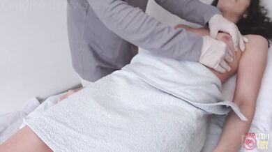 Pervert surgeon destroys tight pussy with thick cumload roleplay humiliation