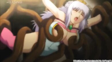 Slut Knight Princess ravaged till cum drips from armor and mouth HMV gangbang
