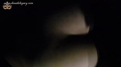 Risky sex on the highway DIA ITA big dick rough doggystyle public fuck