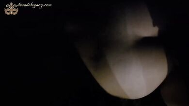 Risky sex on the highway DIA ITA big dick rough doggystyle public fuck