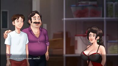 Maria’s summertime saga choked by milf pregnancy hentai update