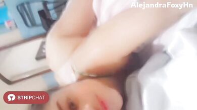 AlejandraFoxyHn Being A Slutty Real Latina Stripchat Whore Gets Fingered On Live Stream