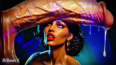 Ebony MILFs worshipping BIG White cocks deepthroat slurping ASMR fantasy
