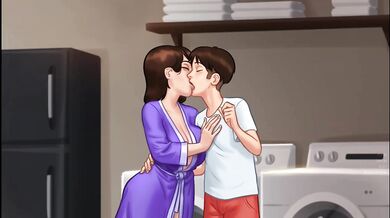 My Stepmom rode me hard until I blew my load deep inside her tight pussy
