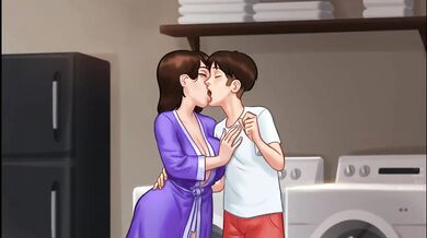 My Stepmom rode me hard until I blew my load deep inside her tight pussy