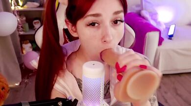 Your wife will never know that ginger teen strips naked for her vibrator
