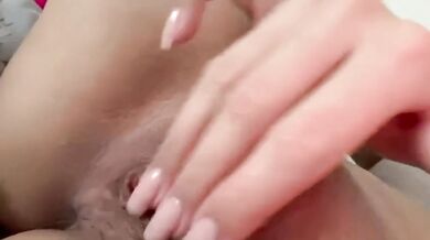 Finger stuffed in tight dripping pussy while masturbating in bathroom