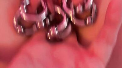 8mm piercings deep anal bukkake ruined by thick latex freak MILF