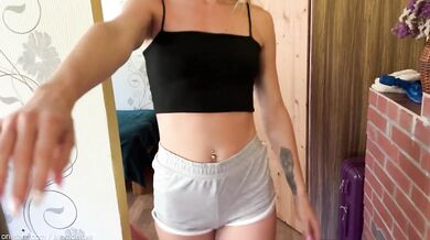 Stepsis wanted me to check out her Hot Fit Figure, ended up Fucked POV