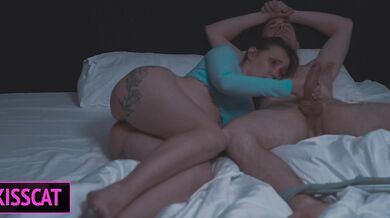 Step mom can't resist of Step son's Big Cock in Share Bed — Will she notice when he fuck Stepmommy?