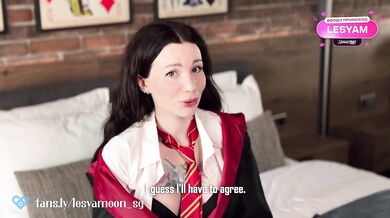 Caught Witch from Hogwarts Gets a Lesson