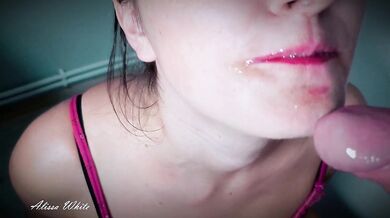 HOT BLOWJOB CUM IN MOUTH COMPILATION
