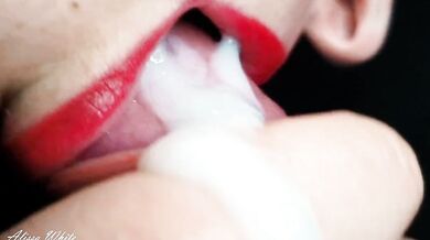 HOT BLOWJOB CUM IN MOUTH COMPILATION