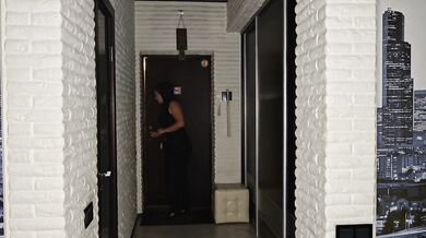 Fucked a thief with big tits