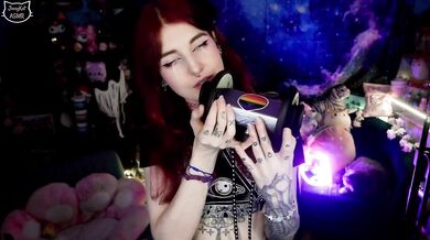 Your new girlfriend licks, kisses and comforts you ASMR