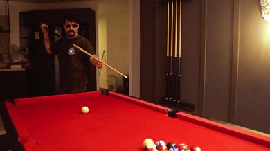 Inviting a escort at my free day and fuck her over the pool table