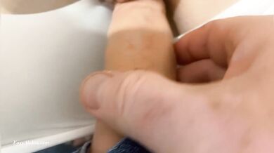 OMG!! He did it with me in damn subway!! His cock cuming on my ass