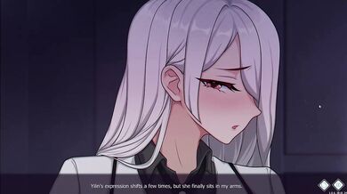 Council President ruined by student in rough clothed game hentai