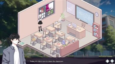 Japanese student council president gets stuffed in the classroom sex game