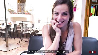 Caught and ruined her risky public blowjob when he found out she makes porn